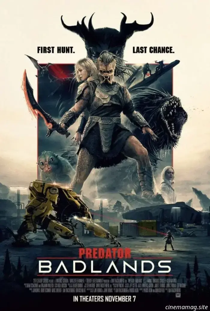 Predator: Badlands svela un nuovo trailer, un poster e immagini promozionali
