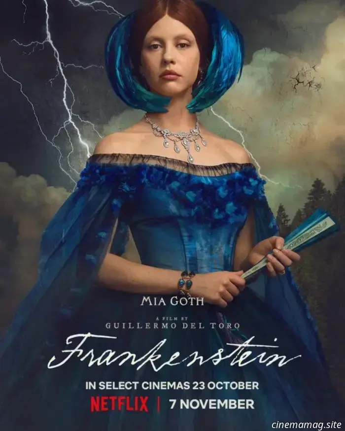 El Frankenstein de Guillermo del Toro recibe una serie de pósters de personajes.