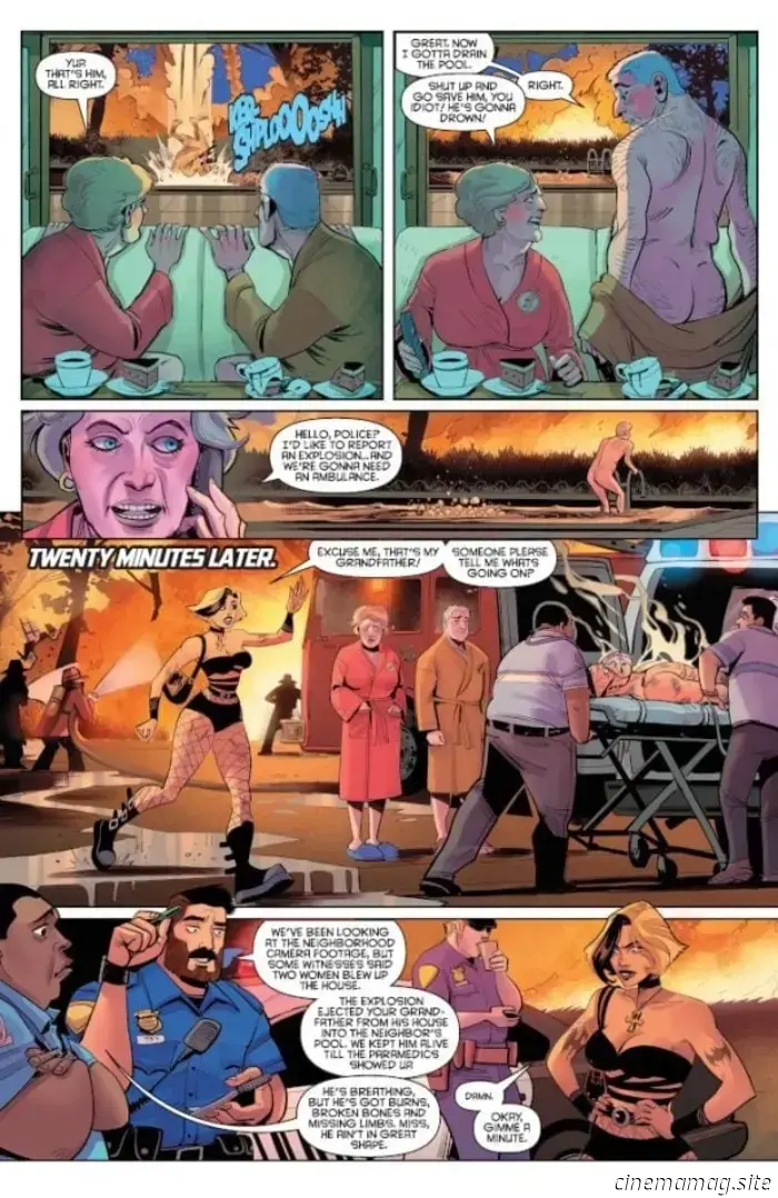 Превью комикса — Харли Квинн X Эльвира №2