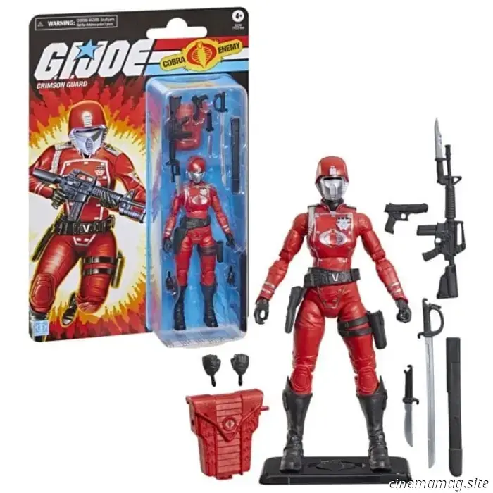 Retro cardback della serie G.I. Joe Classified: Crimson Guard femminile, Crazylegs e Zap svelati da Hasbro