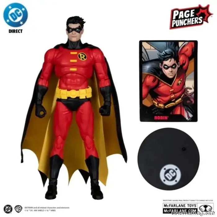 McFarlane Toys unveils new DC Page Punchers featuring Robin, Martian Manhunter, Bloodwynd, and Miss Martian.