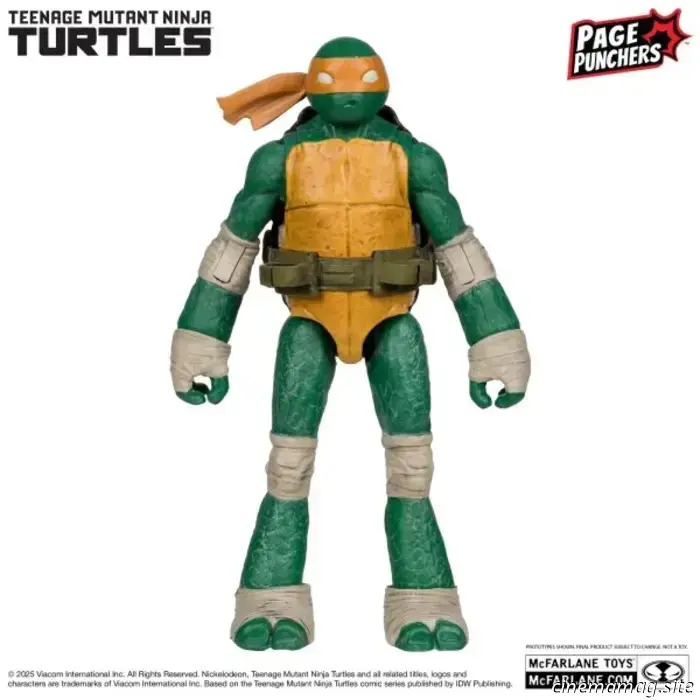 McFarlane Toys has revealed new Teenage Mutant Ninja Turtles Page Punchers figures.