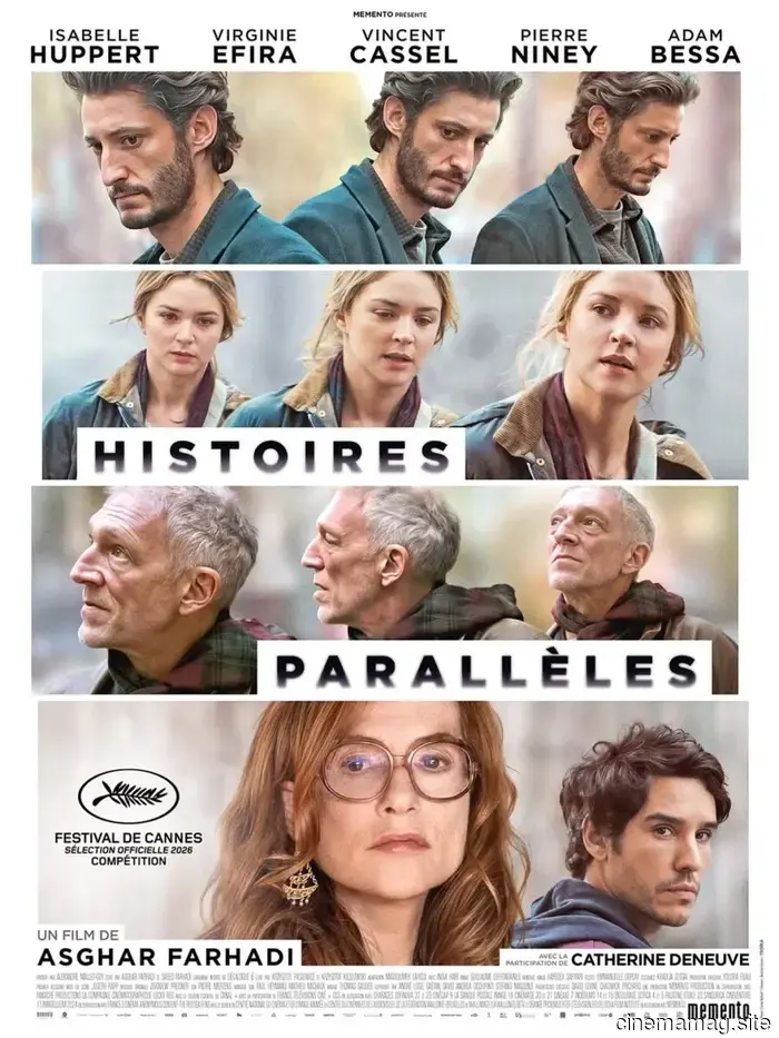 Primo trailer per i Racconti Paralleli di Asghar Farhadi con Isabelle Huppert, Virginie Efira, Vincent Cassel e altri