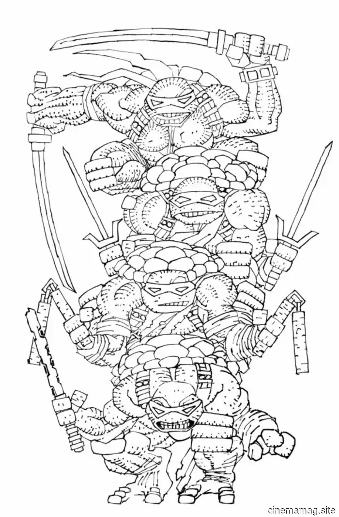 Frank Miller creates his first illustration of the Teenage Mutant Ninja Turtles for the special variant cover of the 300th issue.