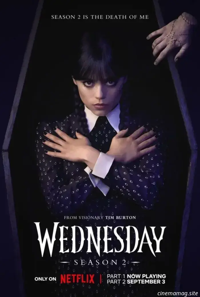 Netflix has released the trailer and promotional images for Season 2 Part 2 of Wednesday.