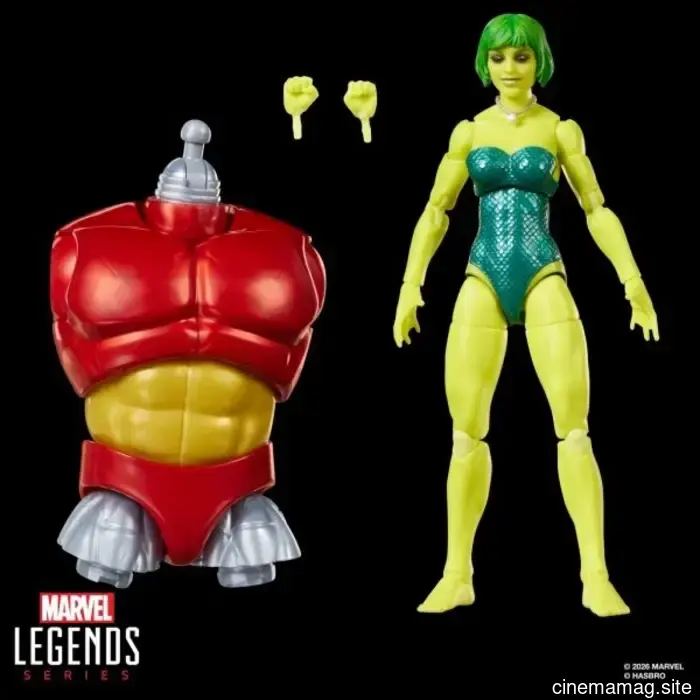 Hasbro introduces the newest Marvel Legends Series figures featuring a Box Build-A-Figure.