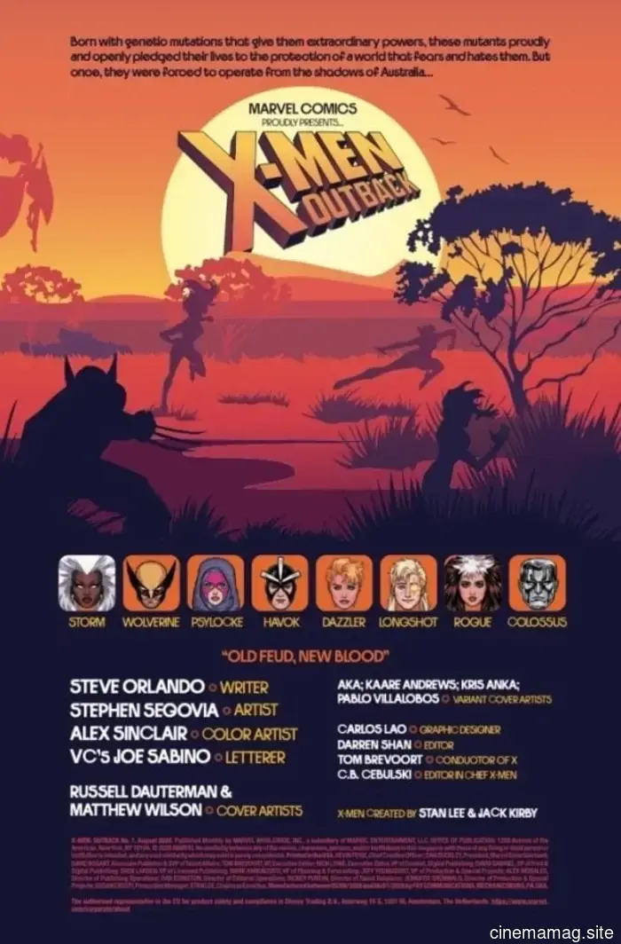 Comic Book Preview – X-Men: Outback #1