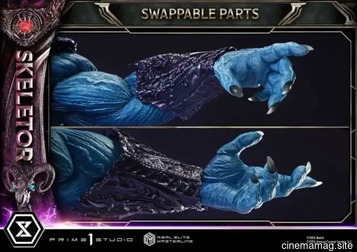 Masters of the Universe Skeletor Real Elite Masterline statua da collezione rivelata da Prime 1 Studio