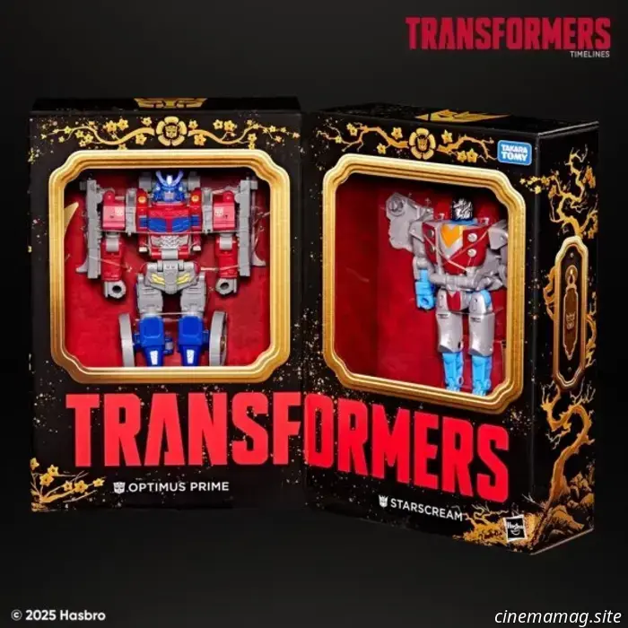 Optimus Prime and Starscream are samurai in disguise in the Hasbro Transformers Timelines two-pack.
