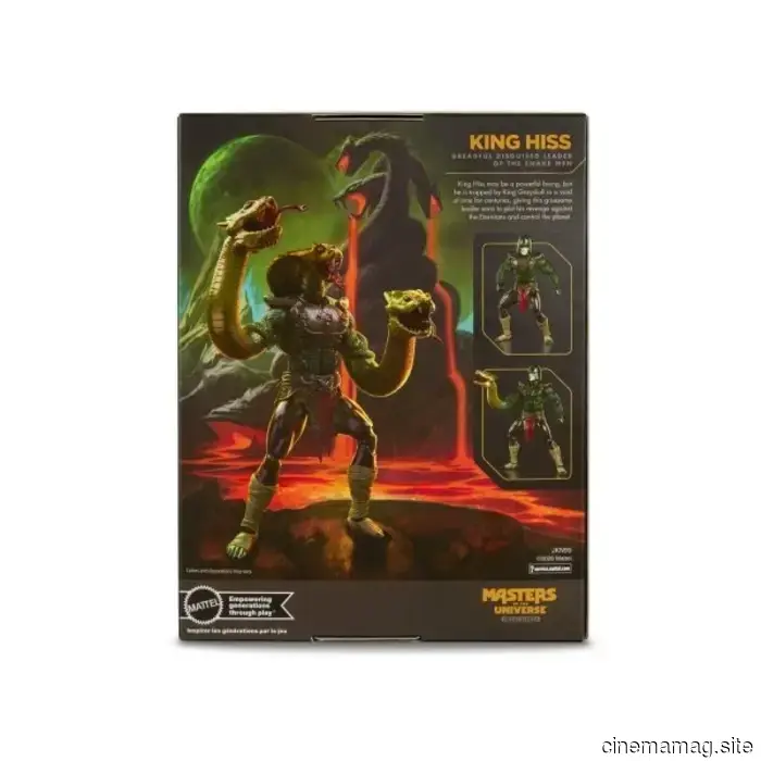 King Hiss is added to Mattel’s Masters of the Universe Chronicles collection with a new figure.