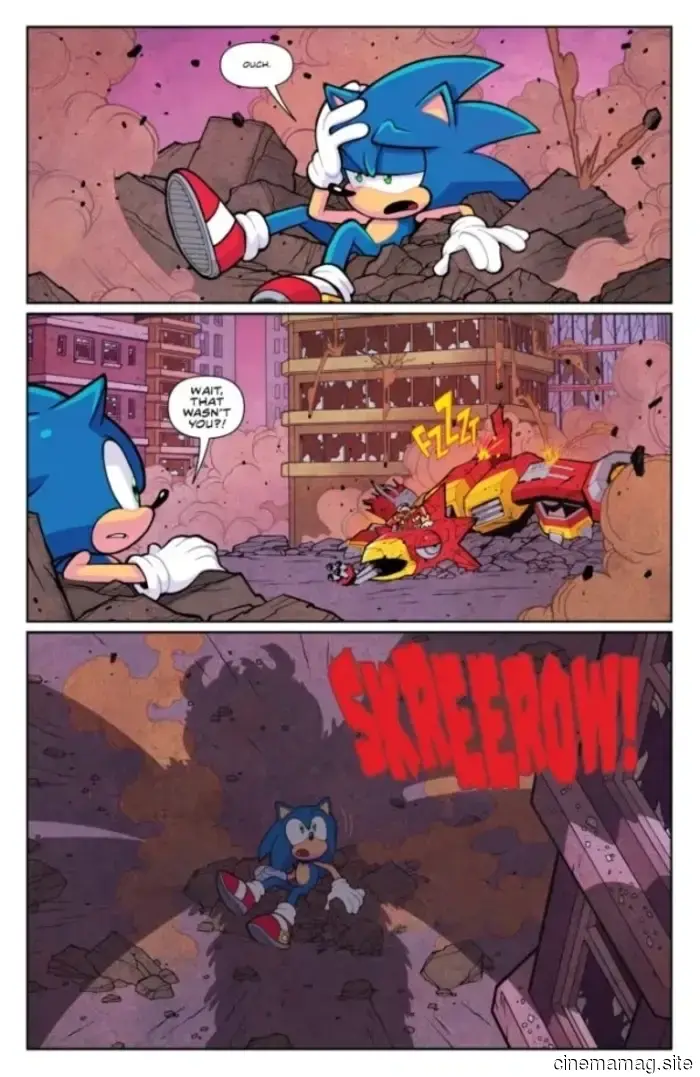 Comic Book Sneak Peek – Sonic the Hedgehog x Godzilla #1