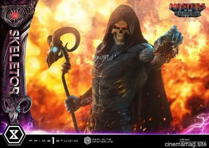 Masters of the Universe Skeletor Real Elite Masterline statua da collezione rivelata da Prime 1 Studio