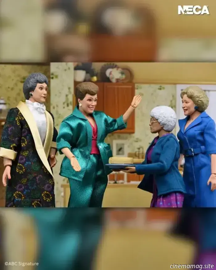 NECA celebra el 40.º aniversario de The Golden Girls con un pack de cuatro figuras de acción