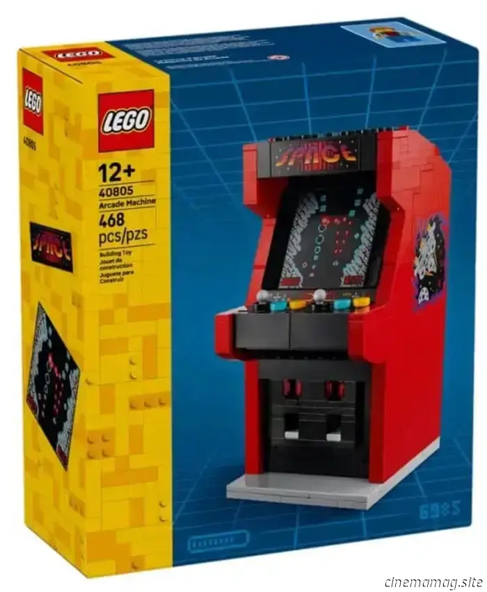 LEGO announces the launch of a new Arcade Cabinet set, set to be released in August.