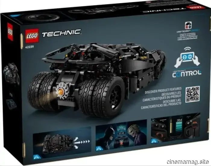 LEGO возвращается к Трилогии Темного Рыцаря с LEGO Technic Бэтмобилем Тумблером