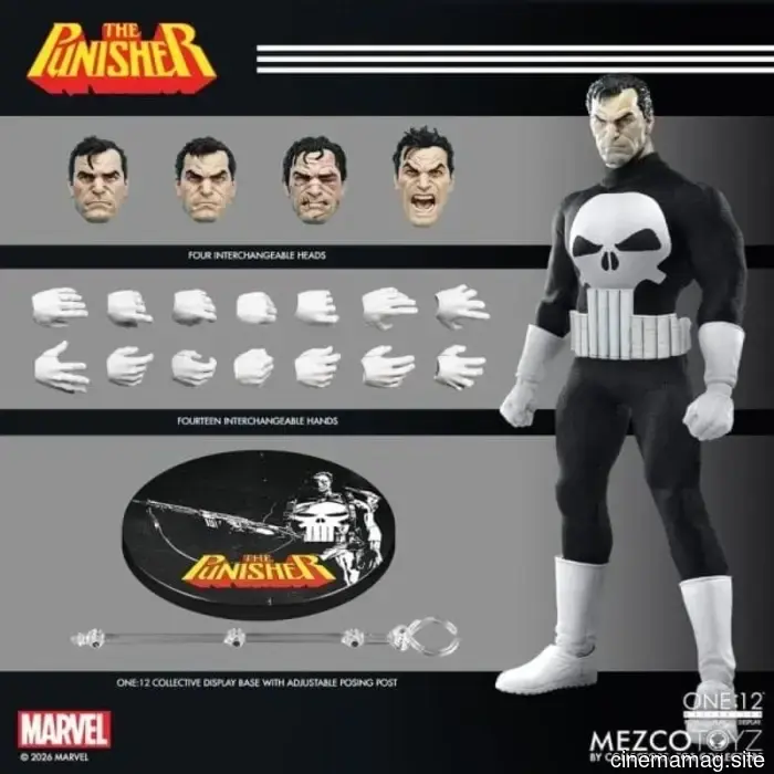 El Castigador se une al One:12 Collective con una nueva figura de acción de Mezco Toyz.