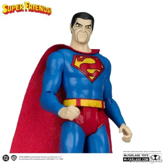 La linea di action figure retrò DC Super Friends di McFarlane aggiunge Bizarro Batman, Brainiac, i Wonder Twins e altro