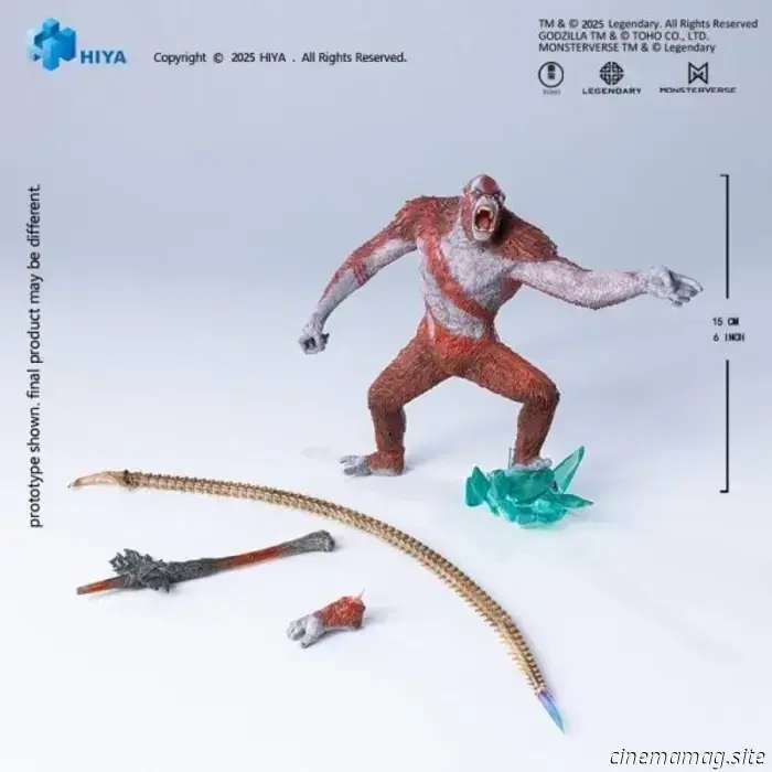 Скар Кинг из Godzilla x Kong получает коллекционную фигурку из серии Stylist от Hiya Toys.