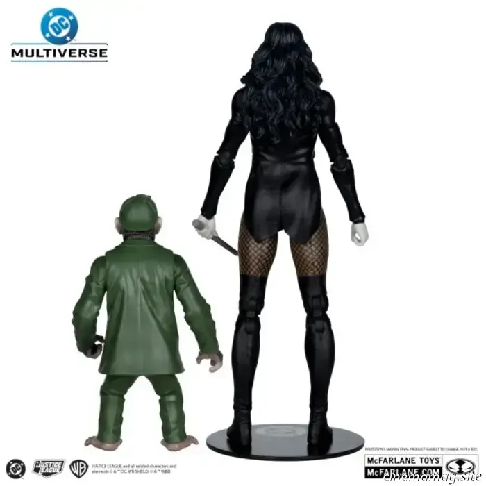 McFarlane Toys has revealed new DC Multiverse figures featuring Zatanna, Detective Chimp, Professor Pyg, Elongated Man, Cosmic Boy, and Blackhawk.