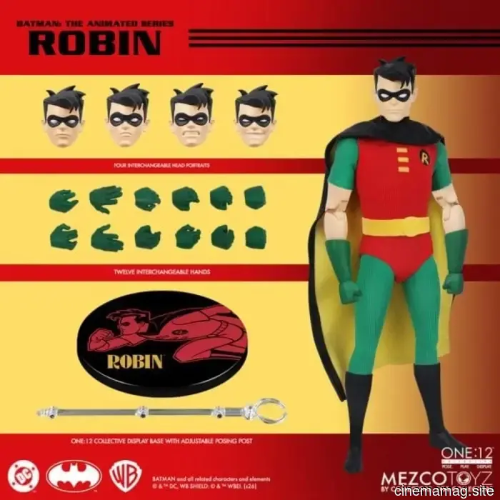 Mezco Toyz has revealed the Batman: The Animated Series One:12 Collective Robin action figure.