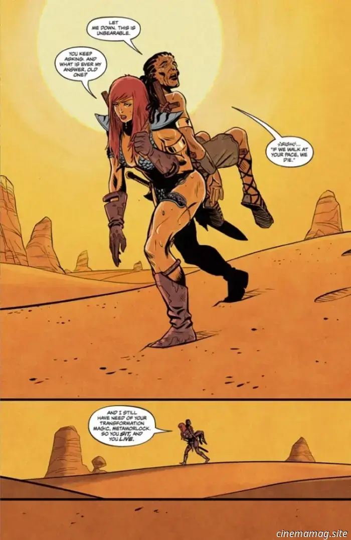 Red Sonja Attacks Mars #2-Anteprima del fumetto
