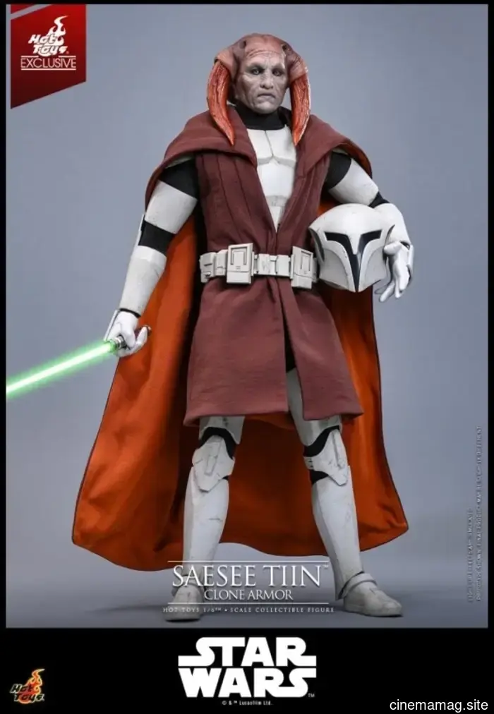 Hot Toys has unveiled a sixth scale figure of Saesee Tiin and Clone Commando Sev from Star Wars: The Clone Wars.