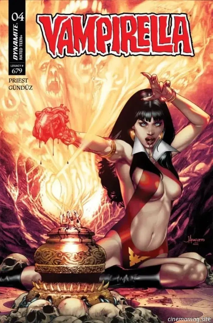 La travesía de Vampirella hacia la locura continúa en la vista previa del número 4 de Vampirella