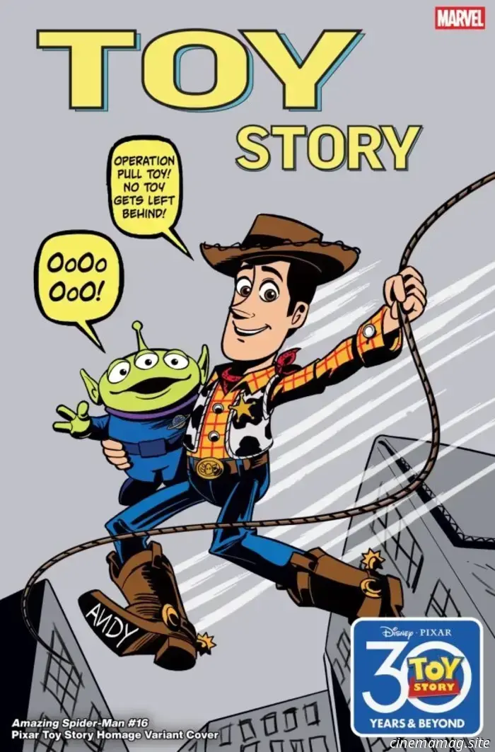 Marvel celebra 30 años de Toy Story con portadas variantes
