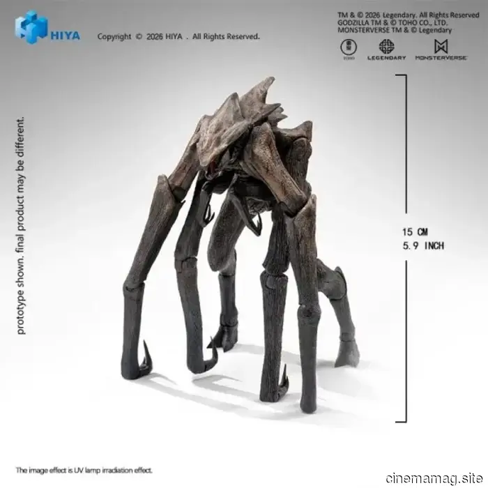 El MUTO del MonsterVerse se une a la línea de figuras de acción Exquisite Basic Series de Godzilla de Hiya Toys.