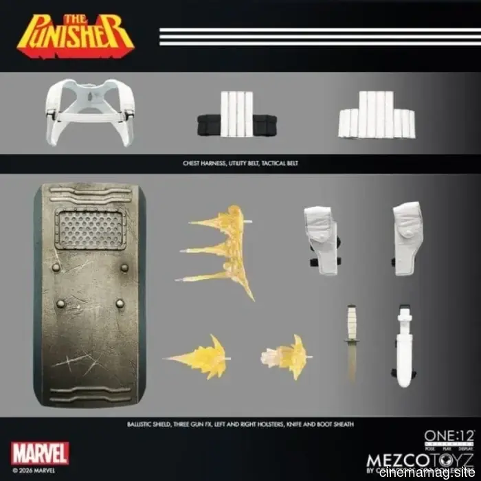 El Castigador se une al One:12 Collective con una nueva figura de acción de Mezco Toyz.