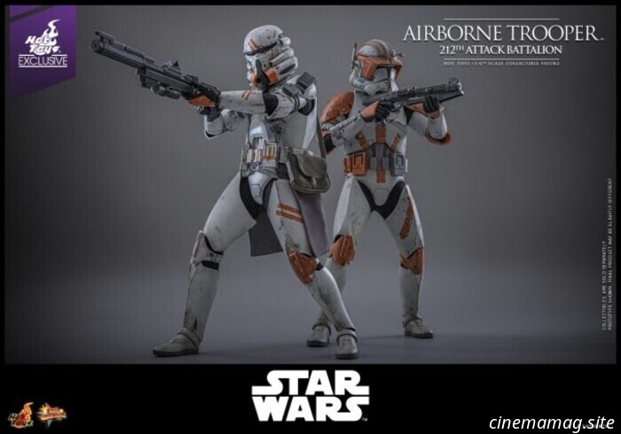Hot Toys Star Wars: La vendetta dei Sith Airborne Trooper (212th Attack Battalion) sesta scala figura rivelata