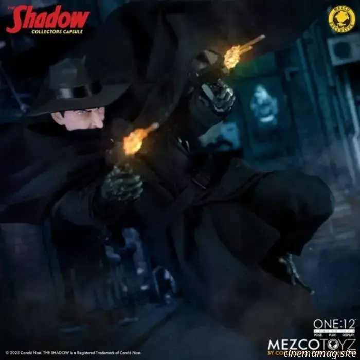 The Shadow becomes part of Mezco Toyz's One:12 Collective series with a sixth scale figure.