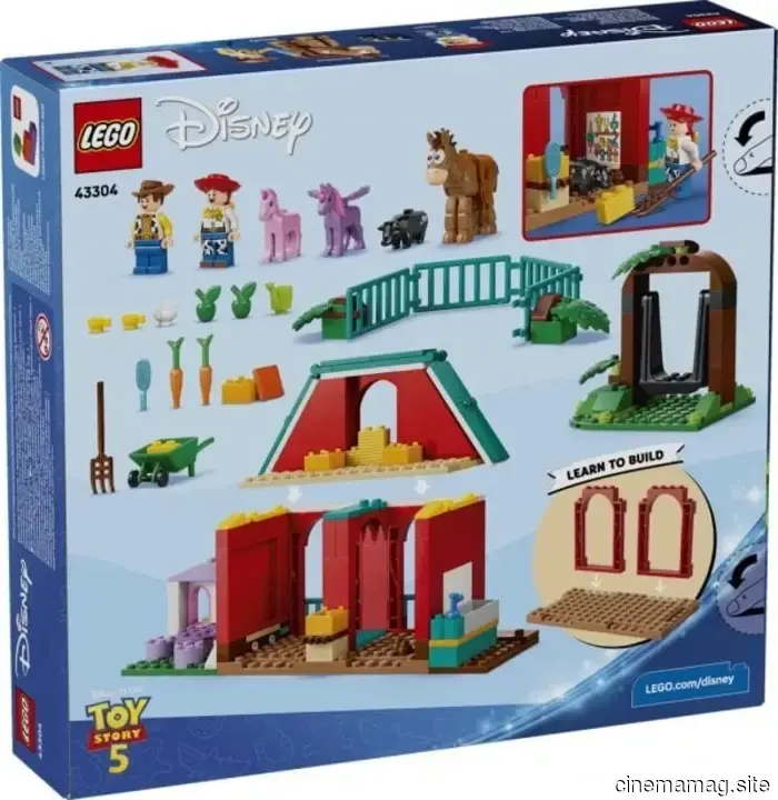 LEGO Disney История игрушек 5 Набор ранчо Блейза раскрыт