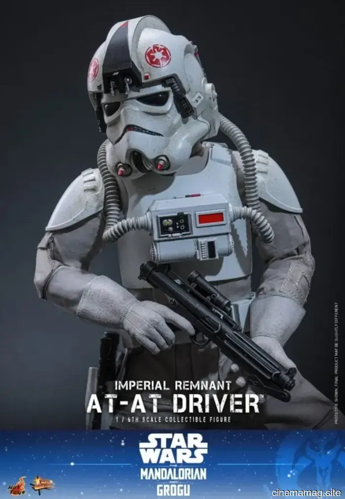 Hot Toys has introduced the sixth scale figure of the Imperial Remnant AT-AT Driver from Star Wars: The Mandalorian, featuring Grogu.