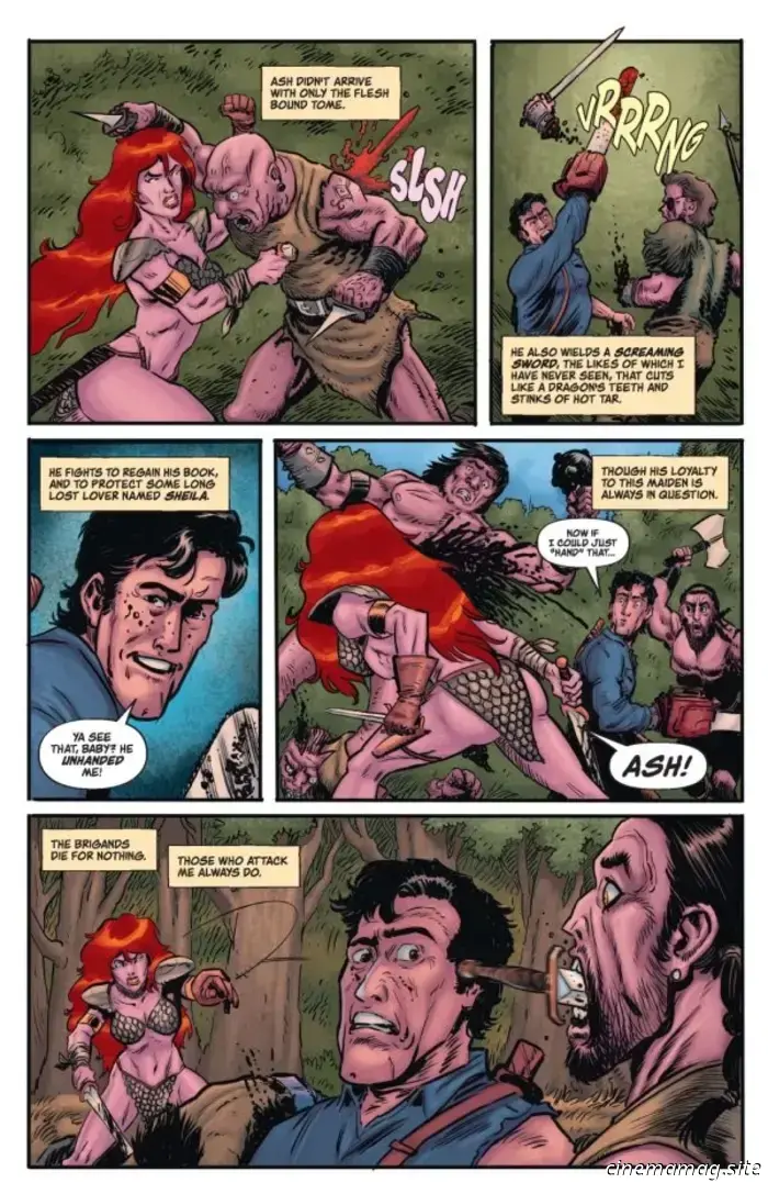 Sonja Roja contra el Ejército de las Tinieblas #3-Avance del Cómic