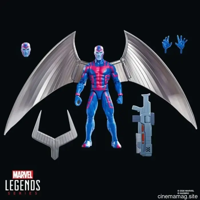 X-Men '97 figura di Archangel della serie Marvel Legends svelata da Hasbro