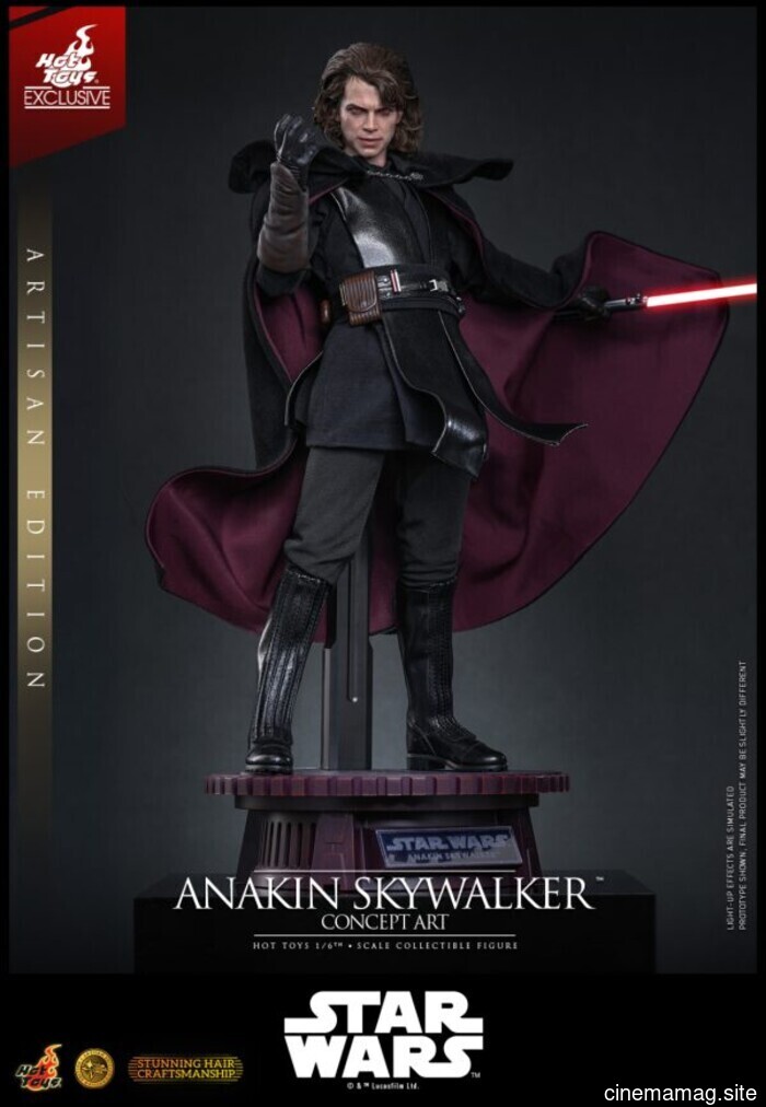 Hot Toys svela la figura in scala sei di Anakin Skywalker (Concept Art) da Star Wars: Episodio III – La vendetta dei Sith