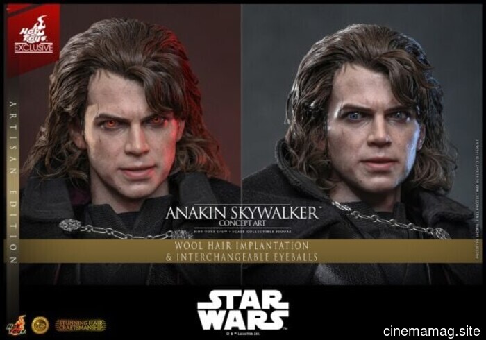 Hot Toys svela la figura in scala sei di Anakin Skywalker (Concept Art) da Star Wars: Episodio III – La vendetta dei Sith