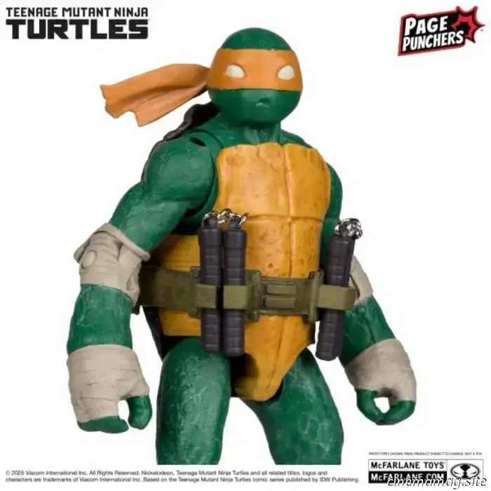 McFarlane Toys has revealed new Teenage Mutant Ninja Turtles Page Punchers figures.