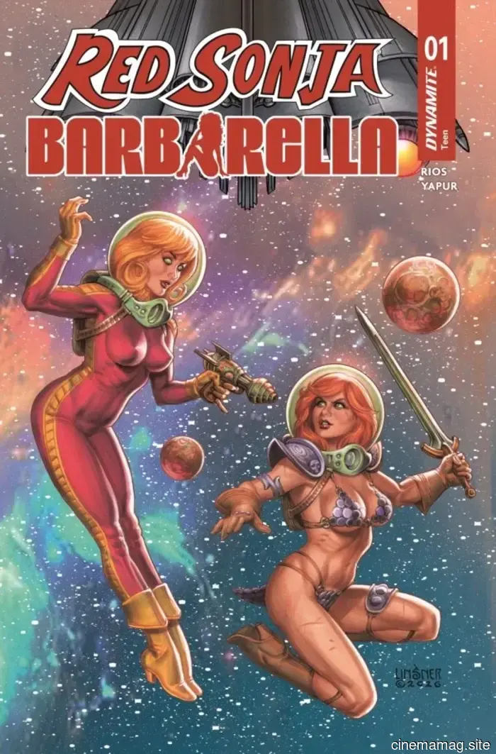 Dai un primo sguardo a Red Sonja / Barbarella #1 con un'anteprima esclusiva.