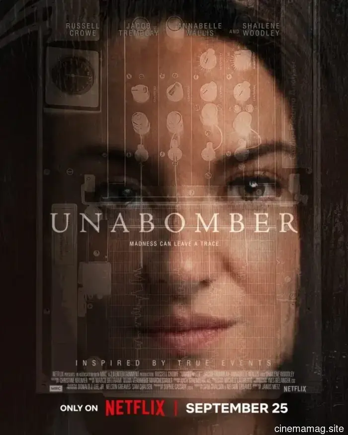 Рассел Кроу, Джейкоб Тремблей и Шейлин Вудли主演 в трейлере драмы Netflix «Унабомбер»