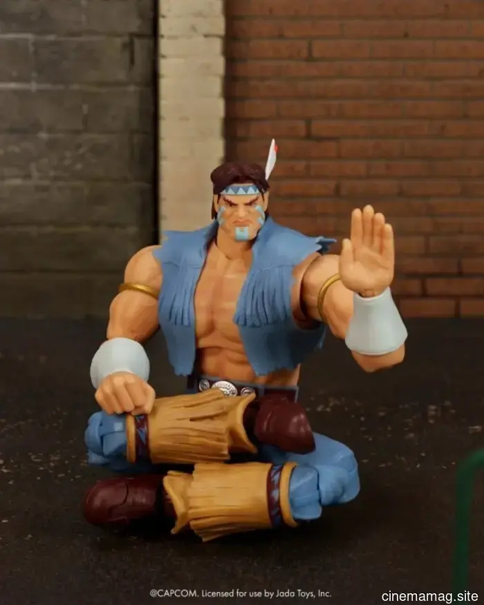 Т. Хоук присоединяется к бою с фигуркой Ultra Street Fighter II от Jada Toys