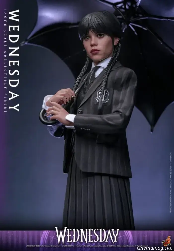 La Wednesday di Jenna Ortega riceve un'action figure in scala 1/6 da Hot Toys.