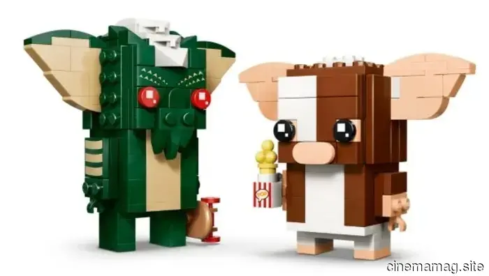 Gizmo e Stripe ricevono il trattamento BrickHeadz con il set LEGO Gremlins