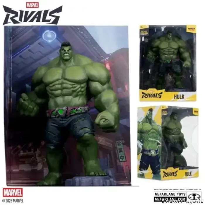 McFarlane Toys presentó las figuras coleccionables de Hulk y Venom de Marvel Rivals.