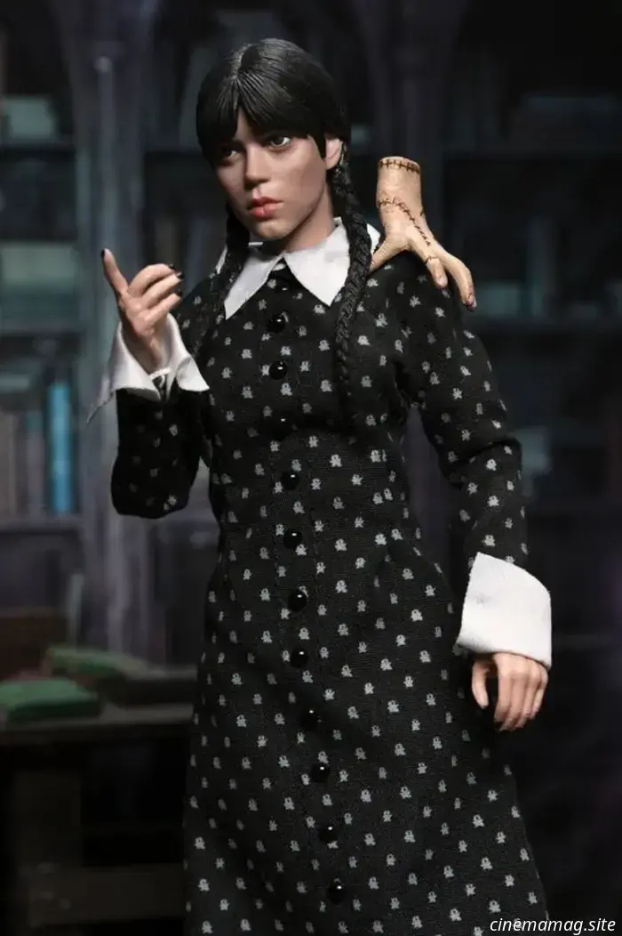 NECA introduces collectible figures of Wednesday and Enid.