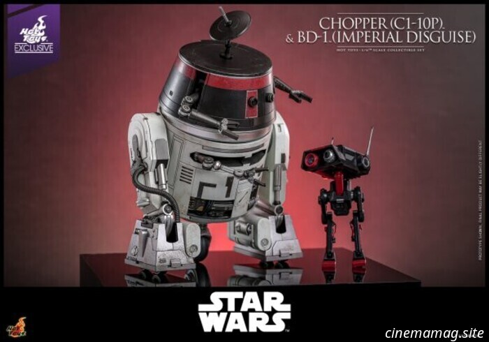 Hot Toys has unveiled sixth scale figures of Star Wars' Chopper (C1-10P) and BD-1 (Imperial Disguise).
