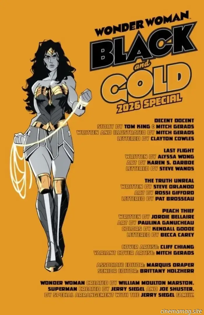 Превью комикса — Чудо-Женщина: Чёрное и Золотое. Специальный выпуск 2026 №1