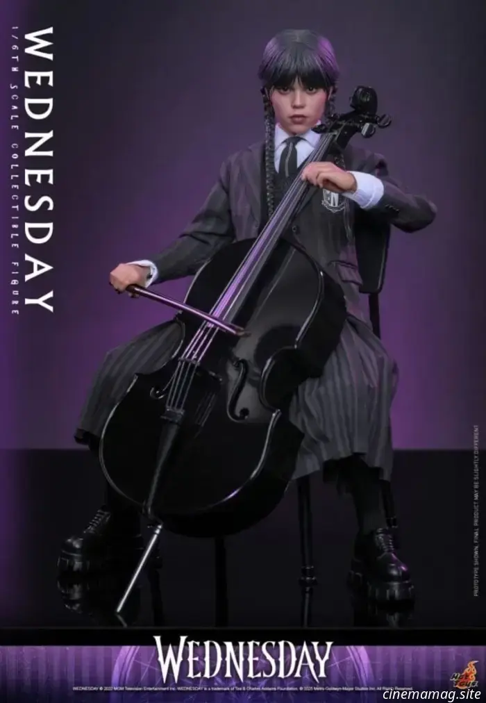 La Wednesday di Jenna Ortega riceve un'action figure in scala 1/6 da Hot Toys.