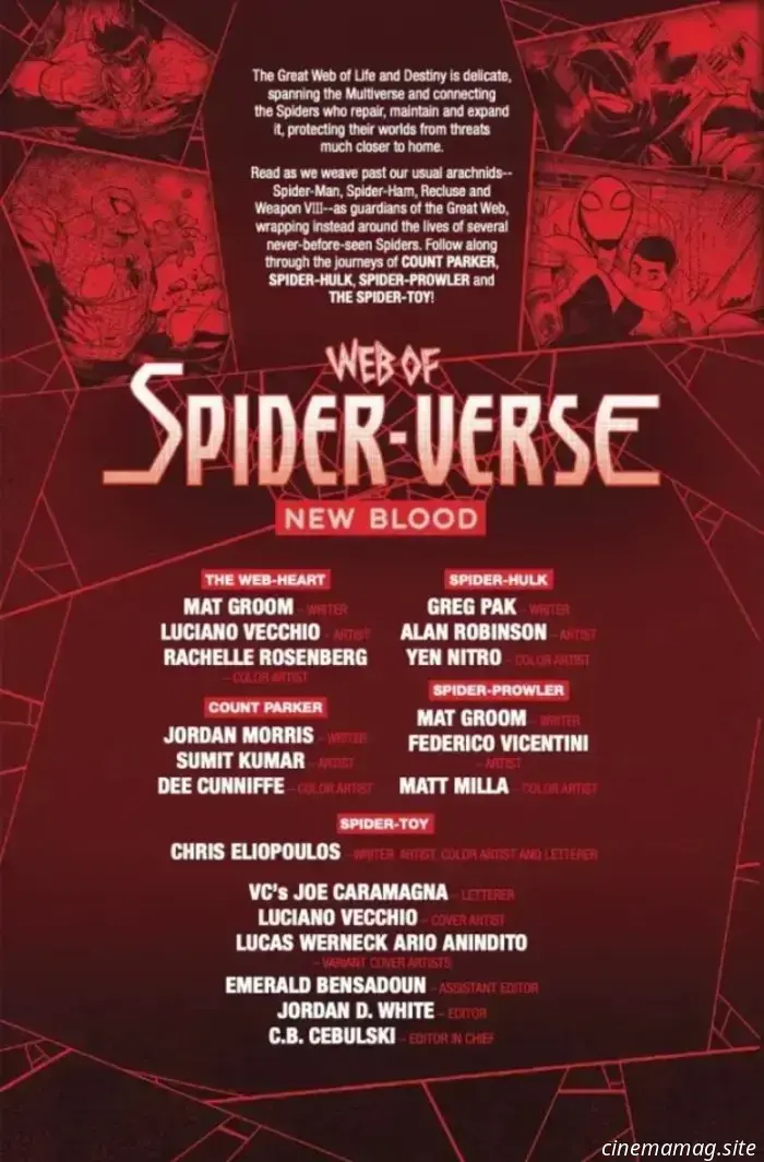 Web of Spider-Verse: New Blood #1-Avance del cómic